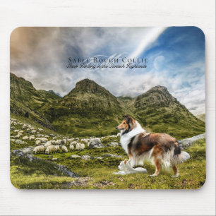 Får Samlare Sable Rough Collie - Personlig Musmatta
