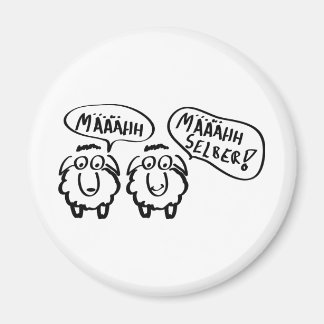 Får schafe määhh määhh selber! magnet