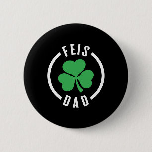 Far Shirt, Feis Pappa Tre Löv Klöver Lucky Knapp