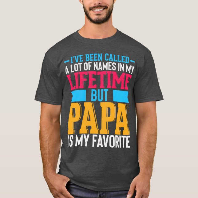 Far shirt Gift Gift Best för Far vänner T (Framsida)