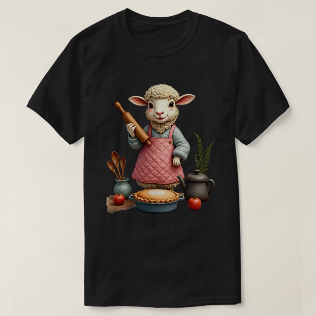 Får som bakar t shirt (Design framsida)