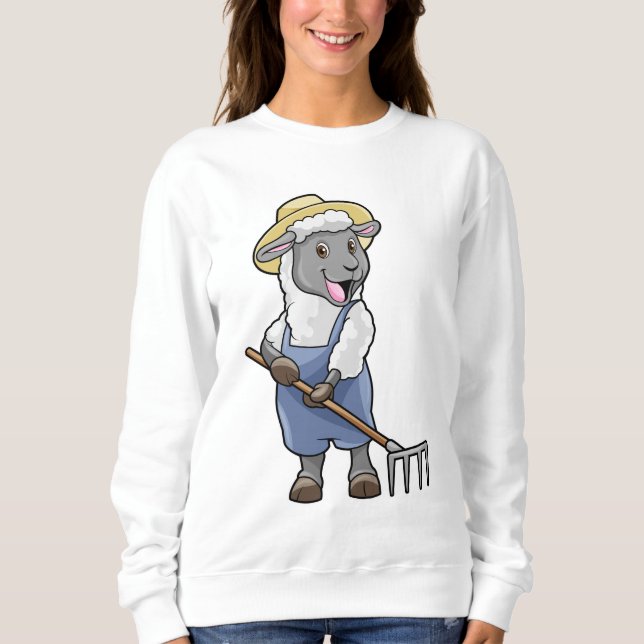 Får som odlare med kummel och fett t shirt (Framsida)