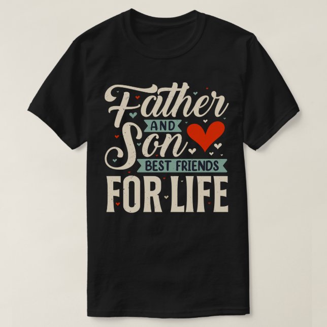 Far Son Best Friends for Life Family T Shirt (Design framsida)
