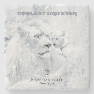 Far & Son/Best Pappa, White Lejon & Unge på Ice - Stenunderlägg