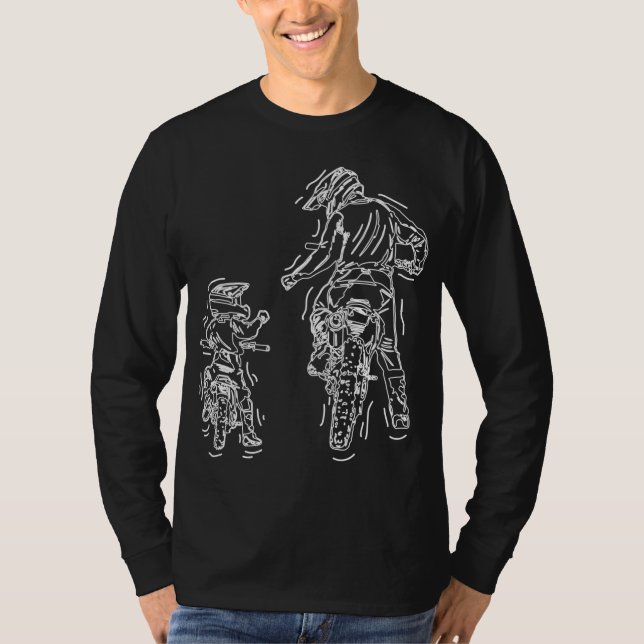 Far Son Dirt Bike Riding MX Motocross Biker T Shirt (Framsida)