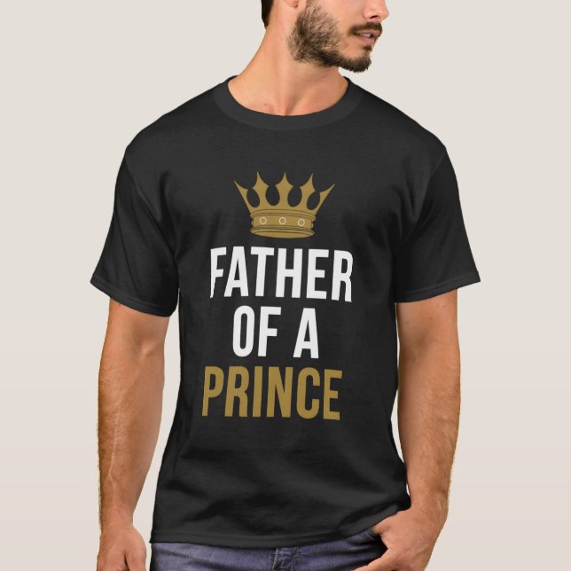 Far Son Far till en prins T Shirt (Framsida)
