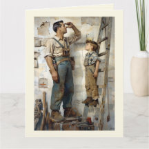 Far & son Gazing Up