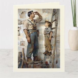 Far & son Gazing Up Kort