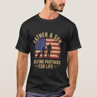 Far Son Golfing Partners Funny Far's Day Mat T Shirt