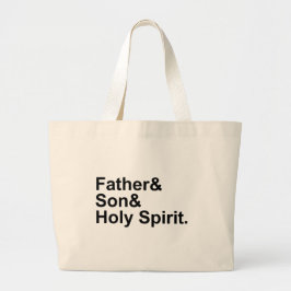 Far Son Heliga Spirit| Heligans Trinity Gud Jumbo Tygkasse