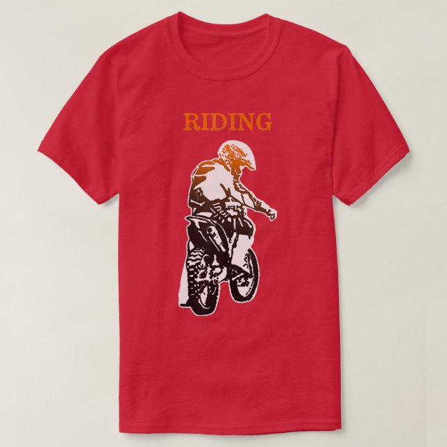 Far Son Matching Riding Buddies Dirt Bike Pappa M T Shirt (Design framsida)