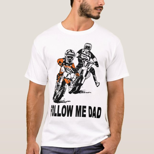Far & Son Motocross Dirt Bike Kids MX T Shirt (Framsida)