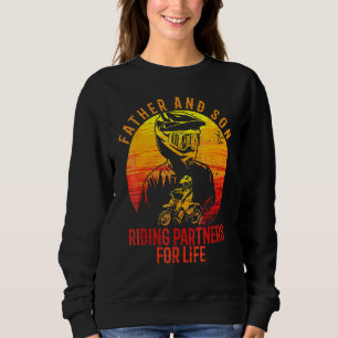 Far & Son Riding Partners för livets Tävla Motor T Shirt