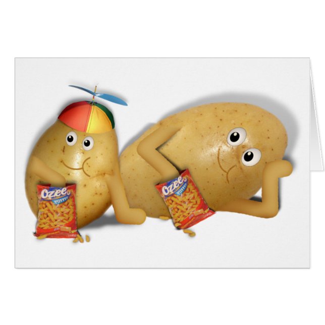 Far & Son Spuds Hälsningskort (Framsidan Horizontal)