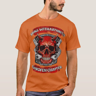 Far Sons med artrit Ibuprofen Kapitel Motor T Shirt