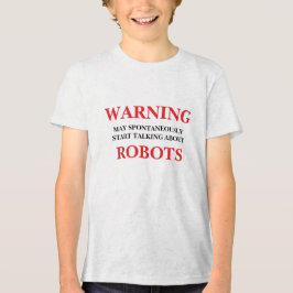 Får spontant börja prata om roboter t shirt