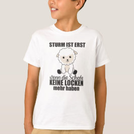 Får Storm Norra Tysklanda Nordsjön Kusten T Shirt