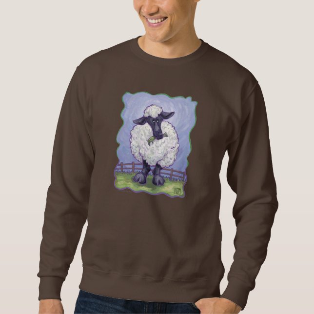Får T-Shirts Lång Ärmad Tröja (Framsida)