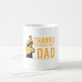 Far, tack för att du är en underbar pappa kaffemugg