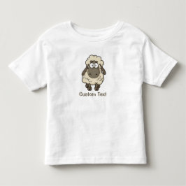 Får Tecknad Beige T Shirt