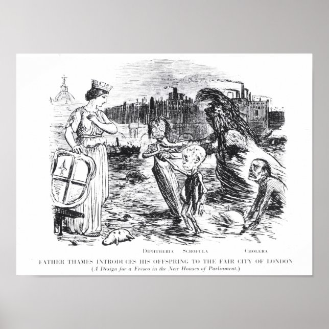 Far Thames presenterar sin avkomma Poster (Framsidan)