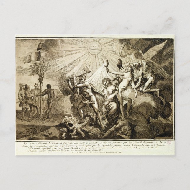 Far Time upptäcker Truth trampling Vykort (Framsida)