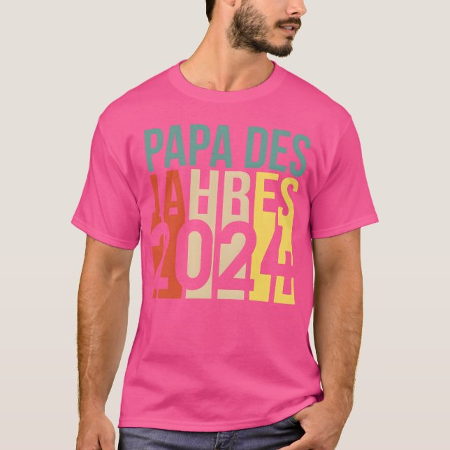 Far under år 2024: tyska vänner t shirt (Framsida)