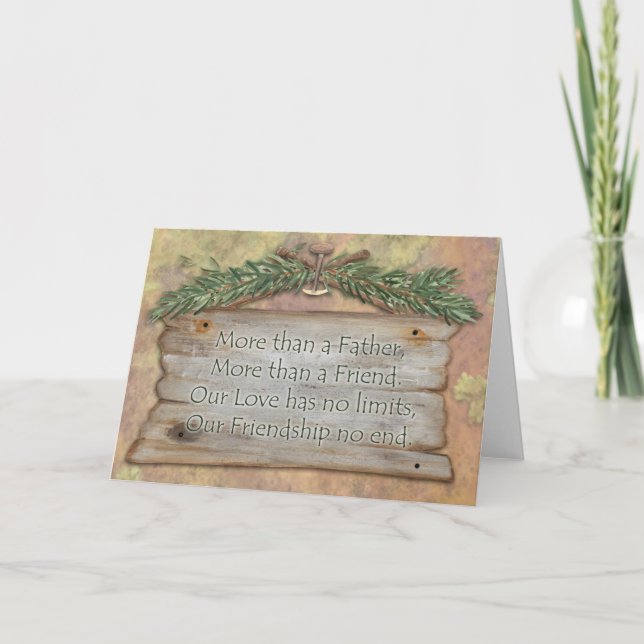 Far Vänskap - gratulationskort Kort (Framsida)