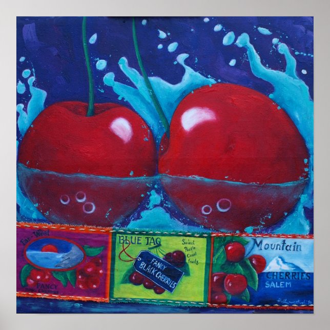 Far Väster Cherries Poster (Framsidan)