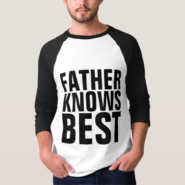 FAR VET BÄSTA VINTAGE MANAR PAPPA T-Shirts (Framsida)