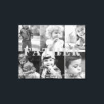 Far Vi Kärlek er sex foto Canvastryck<br><div class="desc">FaderVi Kärlek er sex fotodukar. Pappa kan ändras till vilken målgrupp som helst. Anpassa namn och foton. Kan ta bort typografi.</div>