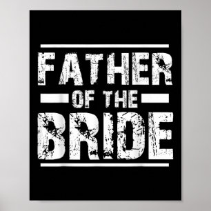 Far vid Briden Bröllop Brudens sida Poster