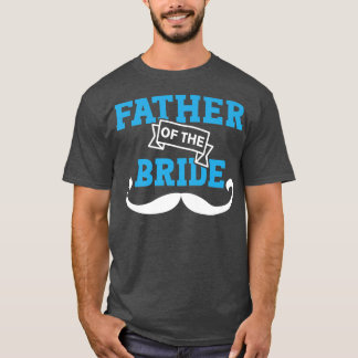 Far vid Briden Pappa Bröllop Giftermål för manar T Shirt