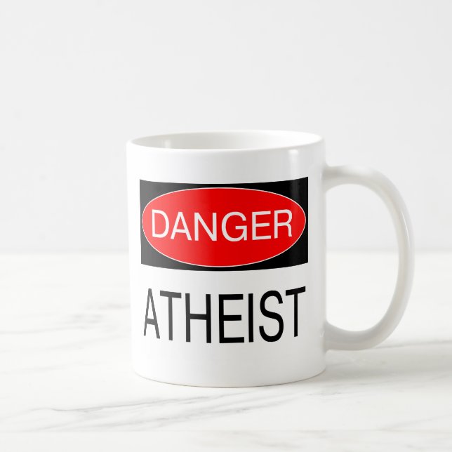 Fara - Ateist Rolig T-Shirt Mugg Hatt Förkläde Väs (Höger)