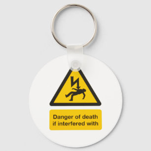 Fara av död Keychain Nyckelring