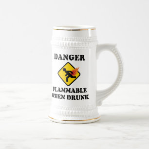 Fara Brännbar När Man är Berusad - Rolig Fart Humo Sejdel