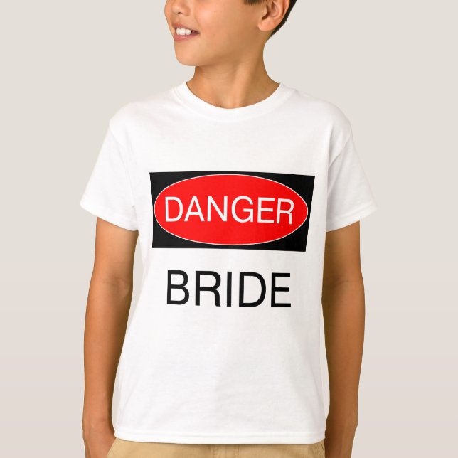 Fara - Brud Rolig Bröllops-T-Shirt Mugg Förkläde T Shirt (Framsida)