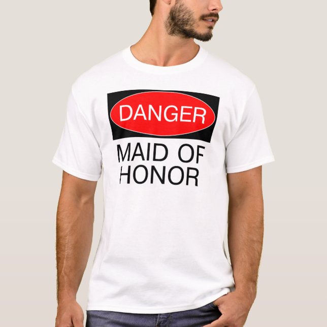 Fara - Brudtjänare Rolig Bröllops-T-Shirt Mugg Tee Shirt (Framsida)