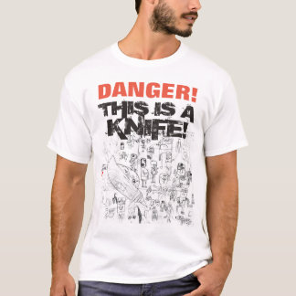 FARA detta är en knivar! Utslagsplatsskjorta T Shirt