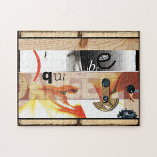 Fara - Digital Collage Art - Puzzle Pussel