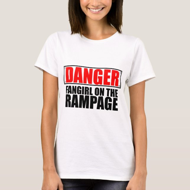 FARA: Fangirl på raseriet T Shirt (Framsida)
