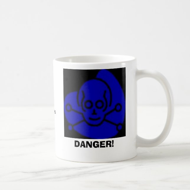 Fara FARA! , Innehåller Dihydrous MonoxideHar… Kaffemugg (Höger)