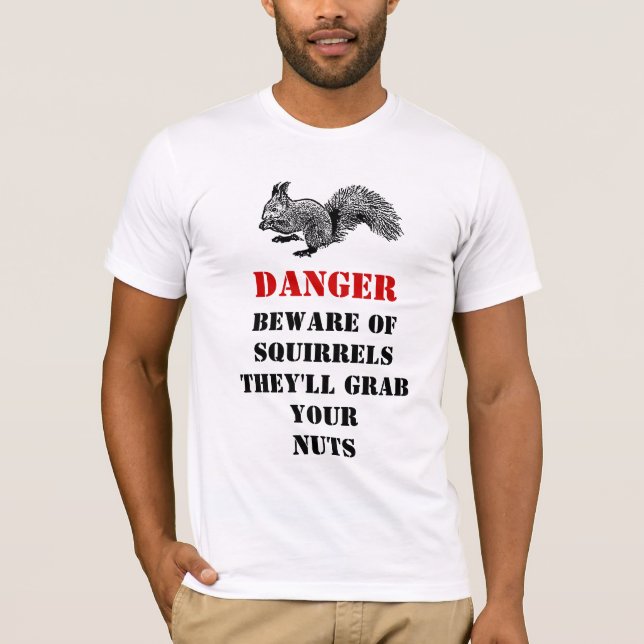 fara för ekorrar t-shirt (Framsida)