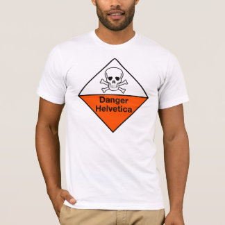Fara: Helvetica skjorta Tee Shirt