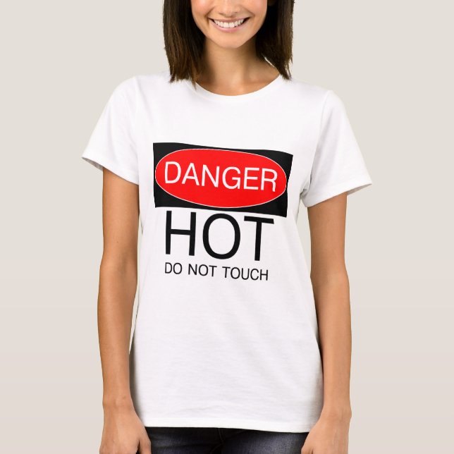 Fara - Hett (rör inte) Funny T-Shirt Hat-bag (Framsida)