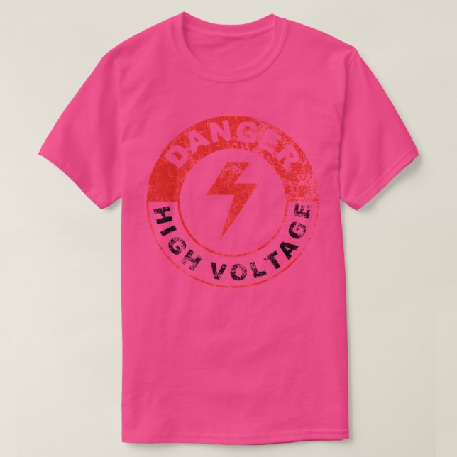 FARA HÖG SPÄNNING T SHIRT (Design framsida)