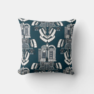 Fara i Damaskus Street Blue Kudde