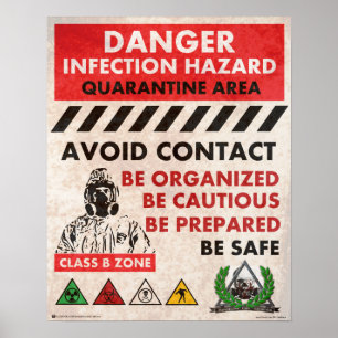Fara! Infektion område Poster