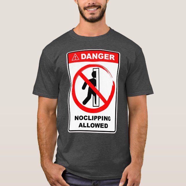 Fara Inga Klippning Tillåten Skylt T Shirt (Framsida)