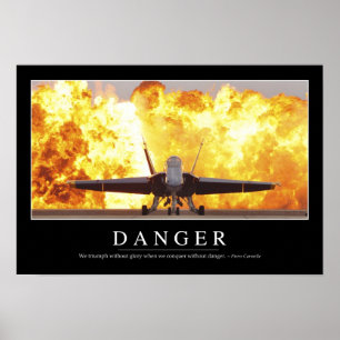 Fara: Inspirera citationstecken Poster